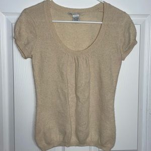 Short Sleeve Cashmere Sweater